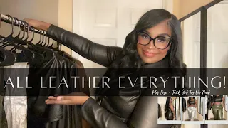 TRANSITIONAL LEATHER ITEMS 🔥 FT. AMAZON, AKIRA, SHEIN & RAINBOW! PLUS SIZE & THICK GIRL TRY-ON HAUL