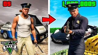 PASO de POLICIA POBRE a MILLONARIO en GTA 5!