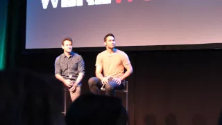 Ian Bohen, Tyler Hoechlin & (absent because of delays) Daniel Sharman panel @ Werewolfcon 2015