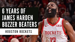 James Harden | 6 Years of Buzzer Beaters | Houston Rockets