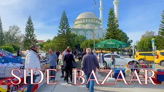 🇹🇷 SIDE WEEKLY BAZAAR ON SATURDAYS / Replica in TÜRKIYE #side #turkey #Antalya #bazaar