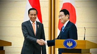 Upacara Penyambutan Resmi Presiden Joko Widodo oleh PM Kishida Fumio, Tokyo, 27 Juli 2022