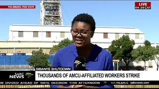 Sibanye shutdown | thousands of AMCU-affiliated workers strike