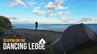 Wild Camping on The Dancing Ledge, Jurassic Coast UK, Dorset
