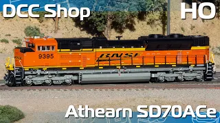 DCC Shop HO Athearn Genesis SD70ACe - DCC, Sound, and Lighting Install