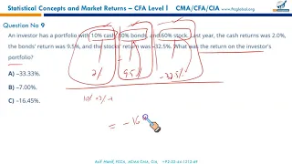 R07 - Statistical Concepts and Market Returns MCQs