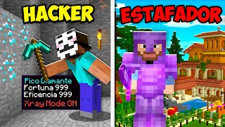 INVESTIGUÉ a los MAYORES ESTAFADORES de mi SERVIDOR de MINECRAFT 😲