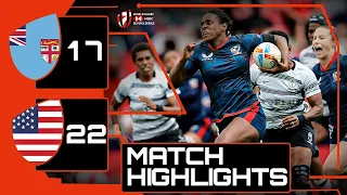 USA are SEMI-FINALS ready 💪 | Fiji v USA | HSBC France Sevens Rugby