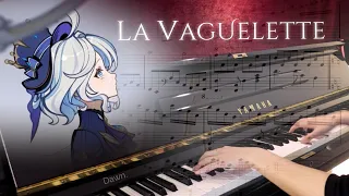 La Vaguelette - Furina's song - Piano Arrangement + Sheet Music | Genshin Impact