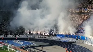 Rückkehr der Hertha BSC Ultras in die Ostkurve gegen den 1. FC Union