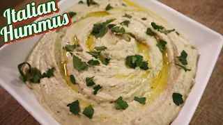 Italian White Bean Hummus: White Beans, Roasted Garlic, & Italian Parsley Create a FANTASTIC Dip!