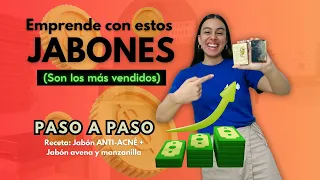 Jabones Artesanales para vender: 2 Recetas de Jabón para tu negocio que se venderán sí o sí!! 🤩💵⚡️