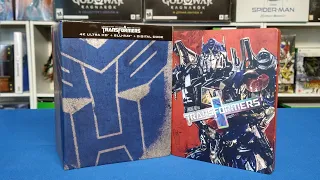 Transformers 4K Six Movie Steelbook Set Unboxing