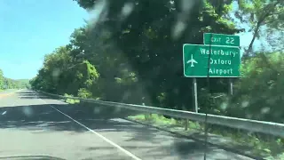 Highway Driving in Connecticut, USA.