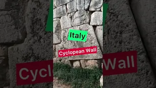 Seen this Cyclopean Wall in Italy?