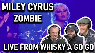 Miley Cyrus - Live from Whisky a Go Go - Zombie REACTION!! | OFFICE BLOKES REACT!!