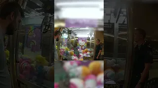 Police rescue toddler from Hello Kitty claw machine #Shorts