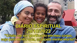 DIÁRIO ESPIRITUAL MISSÃO BELÉM - 29/10/2022 - Fl 1,20-24.27