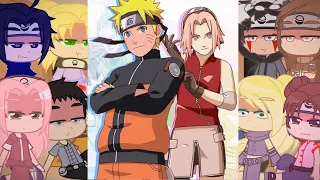 -- Naruto's Friends react to Naruto, Sakura -- Gacha Club -- Naruto React Compilation --