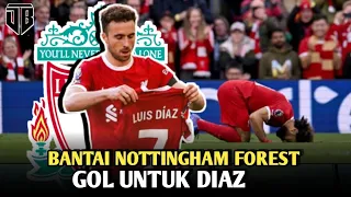 🔴 ADA APA DENGAN LUIS DIAZ? SELEBRASI JOTA ANGKAT JERSEY LUIS DIAZ, LIVERPOOL BANTAI NOTTINGHAM