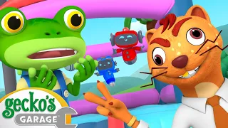 Bouncy Castle Blimp Rescue | Gecko's Garage | Trucks For Children | Cartoons For Kids