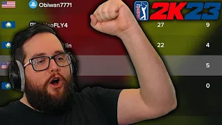 Can I be a TOP 10 gamer in PGA Tour 2K23 Ranked Mode???