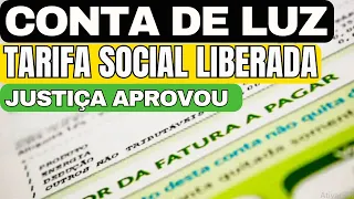 CONTA DE LUZ DE GRAÇA PARA IDOSOS ACIMA DE 60 ANOS! CONTA DE ENERGIA TARIFA SOCIAL