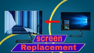 How To Replacement Lenovo All In One Computer Screen || Lenovo All In One RAM Replacement.