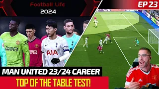 [TTB] #MANUNITED CAREER EP23 - SPURS TOP OF THE TABLE?! - CAN WE STOP THEM?! 🙏