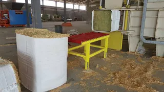 Corn Silage Press Packing Baler Machine