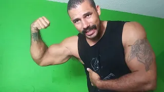 Male Stripper Samson Vlog - Flexing in Black Panther Shirt