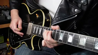 Whitesnake - Is This Love (guitar solo cover) Les Paul Custom Aged Celentano PAFS pickups