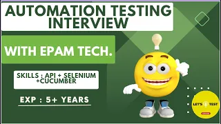 Automation Testing interview with EPAM | Skills: API + Selenium + Cucumber | Software Testing Zone