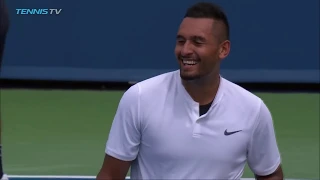 Hot Shot: A Kyrgios SABR & Delpo Tweener All In One Point In Cincinnati 2018