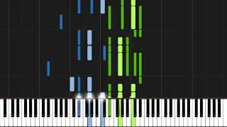 Johannes Brahms - Waltz, Op. 39, No. 15 (Piano Tutorial) [Synthesia]