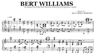 Jelly Roll Morton - Bert Williams | Transcription