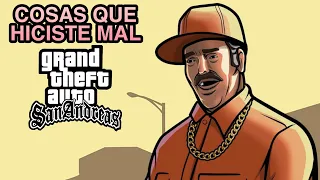 COSAS Que Hiciste MAL en Gta San Andreas !