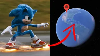 Sonic The Hedgehog on Google Earth ! Update 2023