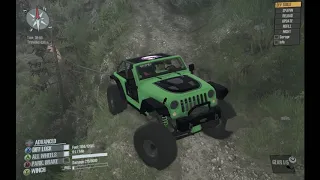 Spintires Mudrunner: Jeep trailcat and New Map!!!