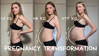 PREGNANCY TRANSFORMATION | 4-41 | мой ВЕС | беременность ПО НЕДЕЛЯМ