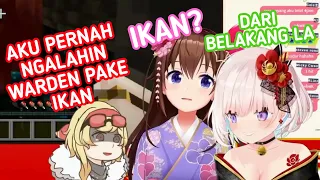 Kaela datang setelah di panggil Iofi dan Sora yang lagi gelut sama warden [hololive clip]