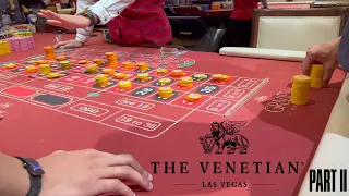 Stacking Towers at Venetian In Las Vegas. PT.2 ! Roulette at The Venetian