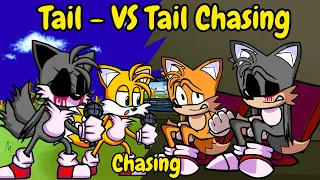 FNF | Tails VS Caught Tails | Spinning - VS - Chasing | Tails.EXE VS Caught Tails.EXE |