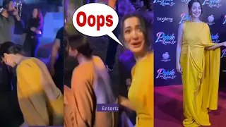 Hania Aamir SLIPS at Red Carpet of Parde Mein Rehne Do Trailer Launch