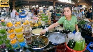 Best Cambodian Market Food @Central Market in Phnom Penh, CAMBODIA 2022