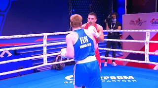 Day 2 (75kg) CAVALLARO Salvatore (ITA) vs EMBULAJEV Anton (FIN) | AIBA WCHs 2021