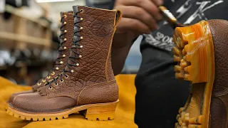 How Its Made - Bison Leather Work Boots | JK Boots