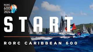 The Start of the 2024 RORC Caribbean 600