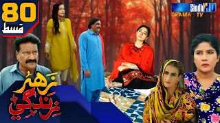 Zahar Zindagi - Ep 80 | Sindh TV Soap Serial | SindhTVHD Drama