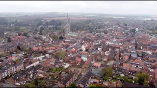 Louth Lincolnshire  England By Drone 2023